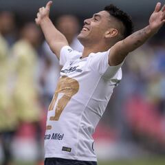 Felipe Mora hace el gol más rápido de Pumas como visitante