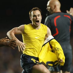Iniesta: "El destino quiso que la pelota entrase por la escuadra"