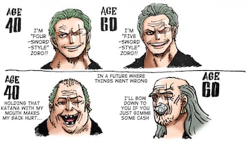 One Piece a los 40 y 60 años