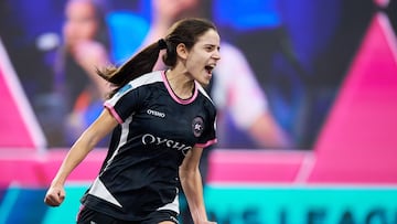 BARCELONA, SPAIN - FEBRUARY 03: Queens League Oysho at Cupra Arena on February 03, 2024 in Barcelona, Spain. (Photo by Cristian Trujillo/Quality Sport Images/Queens League)