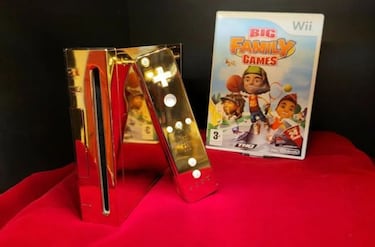 De locos: un coleccionista subasta la Nintendo Wii de oro diseñada para la Reina Isabel II