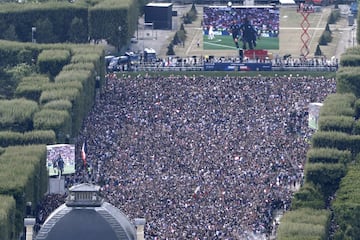 La Fan Zone de los parisinos. 