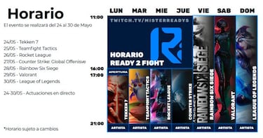 Ready 2 Fight 2021 se une a JuegaTerapia para un nuevo evento benéfico: fechas y horarios