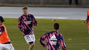 Odegaard, en La Rosaleda.