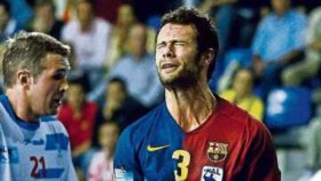 Noddesbo, contra el Eibar.