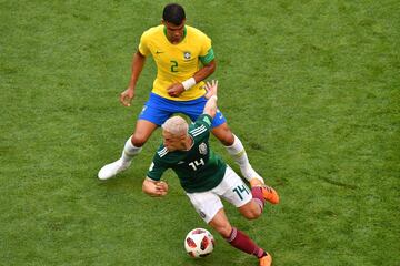 Javier Hernández y Thiago Silva.