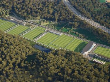 El proyecto está gestionado por Populous, un estudio de arquitectos, antes conocido como HOK Sport, que diseña instalaciones deportivas y centros de convenciones.
