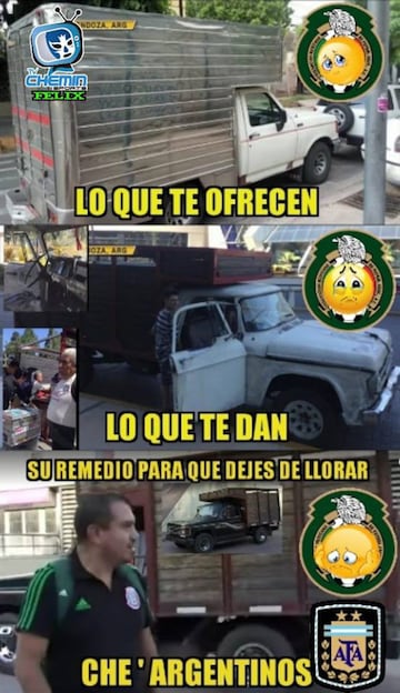 Los memes acaban con México tras su caída ante Argentina