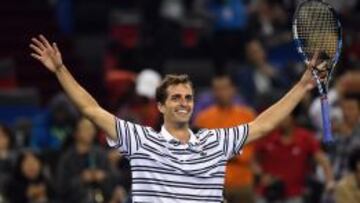 Albert Ramos, tras ganar a Federer