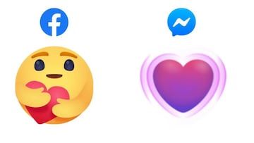 Nuevas reacciones para usar en Messenger y Facebook