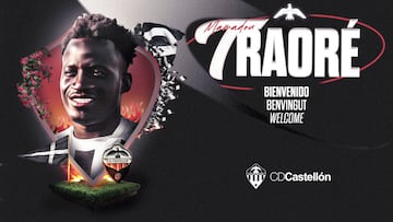 Oficial: Traoré regresa al Castellón y firma hasta 2028