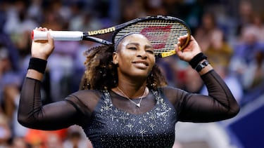 La tenista estadounidense Serena Williams durante un partido del US Open disputado el 2 de septiembre de 2022.