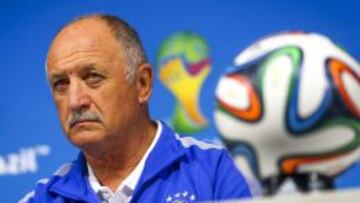 El entrenador brasile&ntilde;o, Luiz Felipe Scolari.