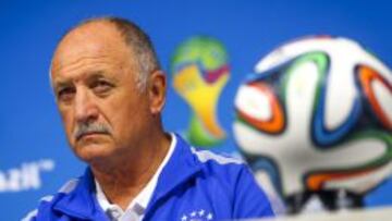 El entrenador brasileño, Luiz Felipe Scolari.