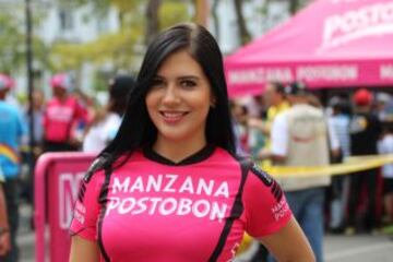 Las mujeres hicieron parte del color de la Vuelta a Colombia