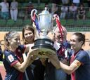 Las chicas del Barcelona ya tienen su histórico doblete