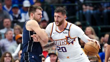 Luka Doncic y Jusuf Nurkic -