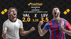 Valencia CF vs. Levante UD: horario, dónde ver, pronósticos y clasificación