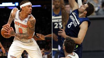 Michael Beasley y Nemanja Bjelica.