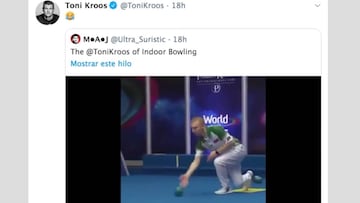 Una de las jugadas más fascinantes de la historia del deporte y meten a Kroos en medio: su reacción es oro