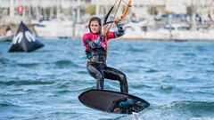 Gisela Pulido, campeona del mundo de kitesurf.