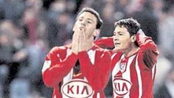 <b>LEJOS DE EUROPA. </b>El Atlético se lamenta de que el objetivo europeo se aleja.