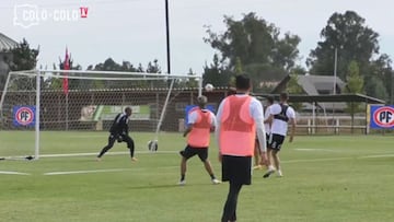 El doble estreno goleador de Gaete en Colo Colo