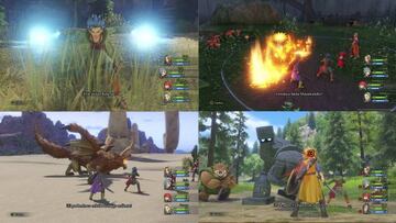 Una muestra de los variados combates de Dragon Quest XI.