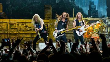 Iron Maiden durante una actuación /Creative Commons/Raph_PH