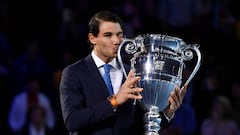 Nadal recibe el trofeo de número uno: "Ha sido un año fantástico"