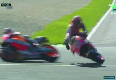 Así fue la caída de Márquez en los libres 3 del GP de Austria