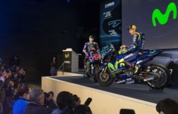 Valentino Rossi y Maverick Viñales esperan dar guerra con su nueva M1 en el Mundial de motociclismo.