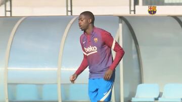 El Barcelona vuelve a entrenar tras la derrota en el Clásico