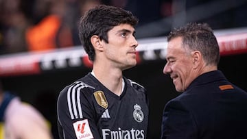 Mario de Luis, con el Real Madrid.