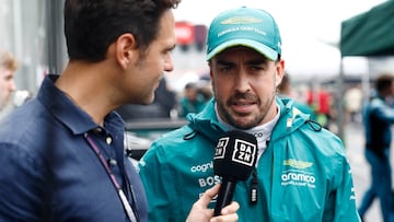 Fernando Alonso, en el GP de Brasil.