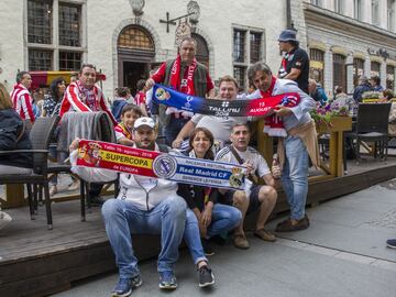 Ambiente previo en Tallín antes de la final de la Supercopa