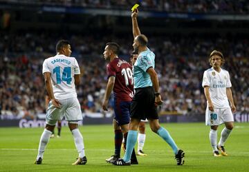 Yellow card for Casemiro.