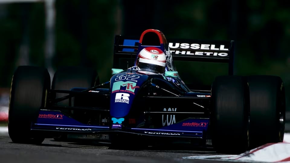 Roland Ratzenberger, con el Simtek en la temporada 1994 de F1.