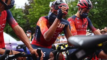 Egan Bernal, corredor del Team INEOS en el Tour de Francia 2023.