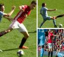 Escalofriante entrada de Ander Herrera que debió ser roja