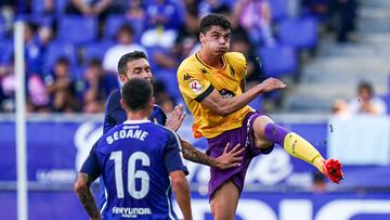 Torres, contra el Real Oviedo.