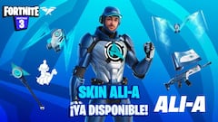 Skin Ali-A en Fortnite: cómo conseguirlo