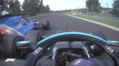 La exhibición de Alonso ante Hamilton