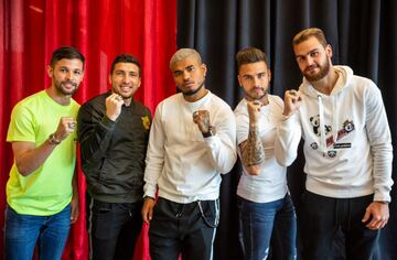 El plantel posó para las cámaras, y este año esperan defender con todo el título de la MLS Cup