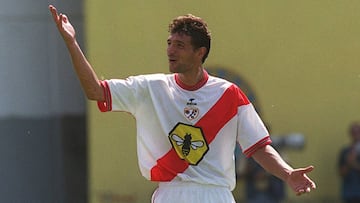 Jean François Hernández, padre de Lucas Hernández, cuando jugaba con el Rayo.