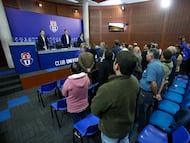 Santiago, 25 de abril 2024
Se realiza la Junta de accionistas 2024 de Azul Azul en el CDA.
Jonnathan Oyarzun/Photosport