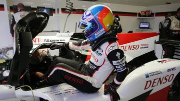 Fernando Alonso, con Toyota.