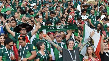Mexico fans during the Russia 2018 World Cup. 