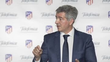 Miguel Ángel Gil Marín, consejero delegado del Atlético, está en México