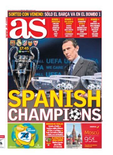 Las portadas de AS de agosto